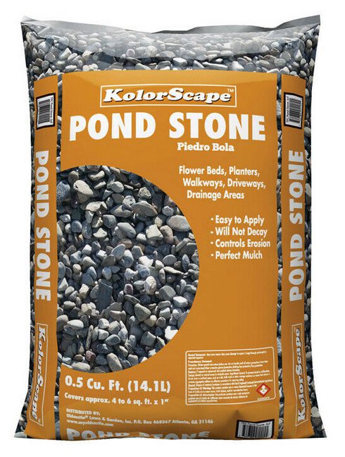 KS Pond Stone 1/2 Cuft. Bag