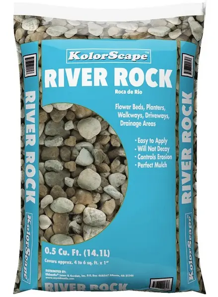 KS River Rock 1/2 Cuft. Bag