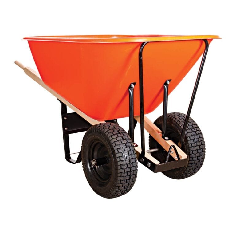 A.M. Leonard 10 Cu Ft. Wheelbarrow 2/Wheel Earth to You Landscape Supply