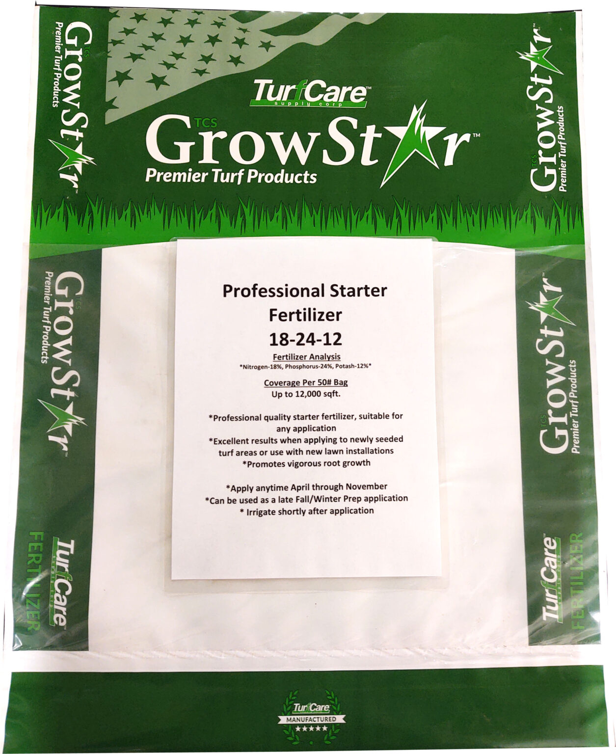 Growstar 18 24 12 Professional Starter Fertilizer 50 Earth To You   Growstar Starter 18 24 12 1255x1536 