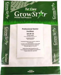 A package of professional starter fertilizer
